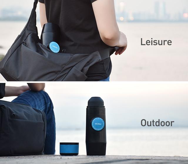 创意酷品:便携式咖啡机,美味随手就来