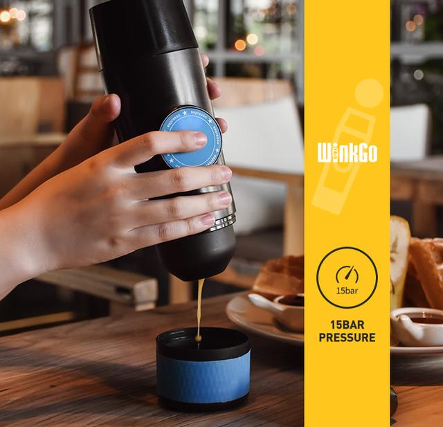 创意酷品:便携式咖啡机,美味随手就来