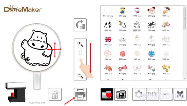 咖啡拉花2D打印机机(CafeMaker)使用评测