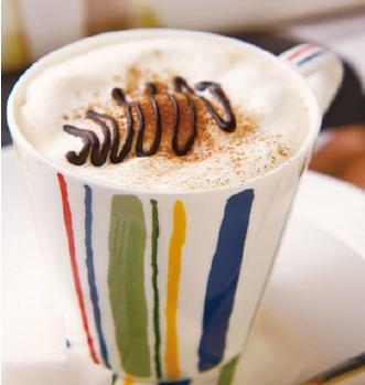 阳光的下午来杯黑骑士摩卡咖啡 简约，也不失为一种美