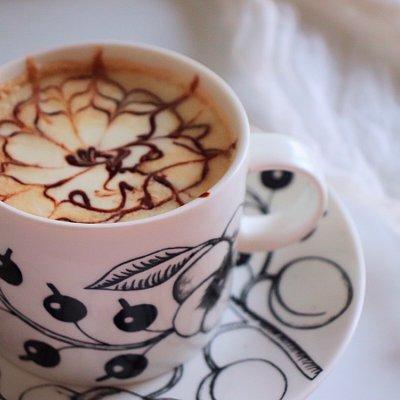 百吃不腻的#初春润燥正当时#意式摩卡咖啡教程