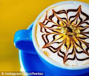 女土豪必喝饮品!24K黄金玫瑰卡布奇诺咖啡