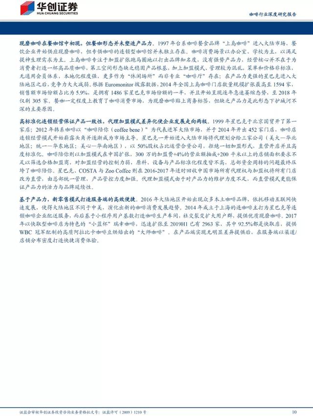 多维度测算「现磨咖啡」发展空间，行业有望爆发式增长 | 精选报告