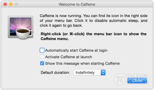 要想 Mac 跑得好,先喝咖啡后补药:防休眠工具 Caffeine & Amphetamine