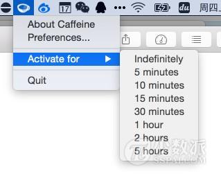 要想 Mac 跑得好,先喝咖啡后补药:防休眠工具 Caffeine & Amphetamine