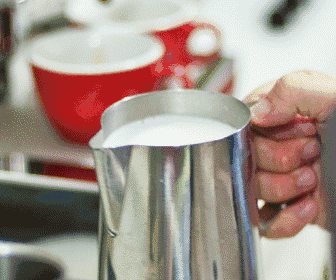 GIF|咖啡拉花动态教程合集