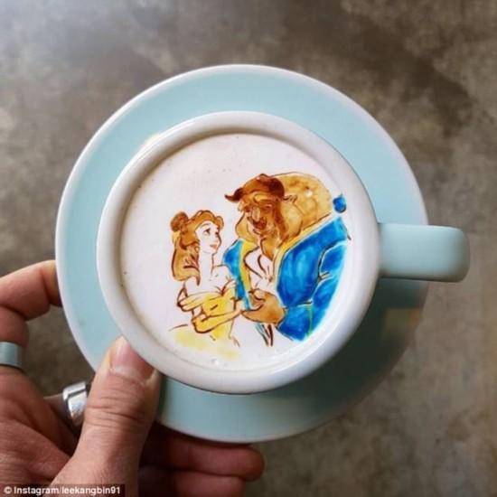 咖啡拉花，美到下不了口