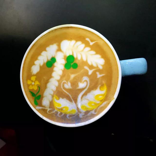 咖啡拉花特辑，愿永远保持一颗童心