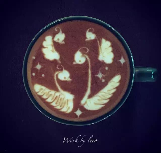 咖啡拉花特辑，愿永远保持一颗童心