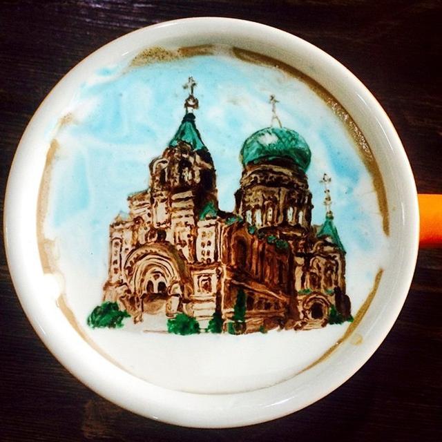 咖啡拉花竟可以美成这样!我以前喝的都是假拉花……