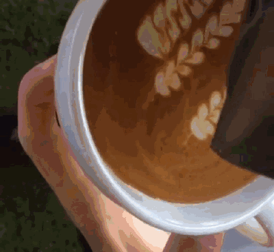 图文｜咖啡拉花教程七叶麦穗的技巧