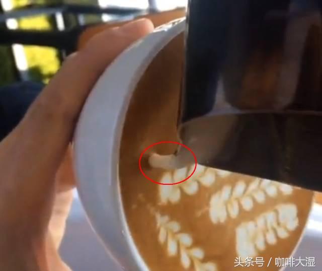 图文｜咖啡拉花教程七叶麦穗的技巧