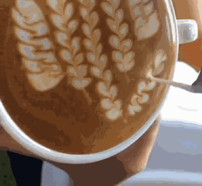 图文｜咖啡拉花教程七叶麦穗的技巧