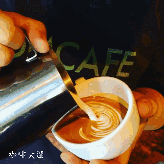 gif｜咖啡拉花技巧