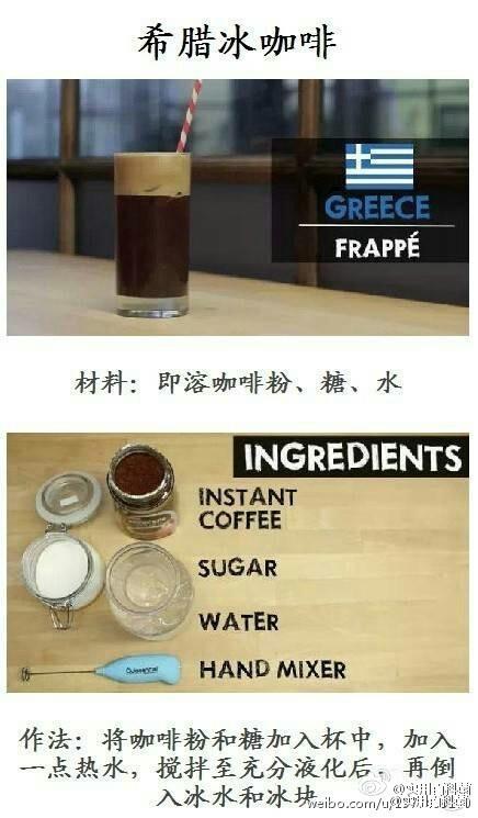 世界知名咖啡的调配方法！咖啡控必备，自己动手试试吧~ ​​​