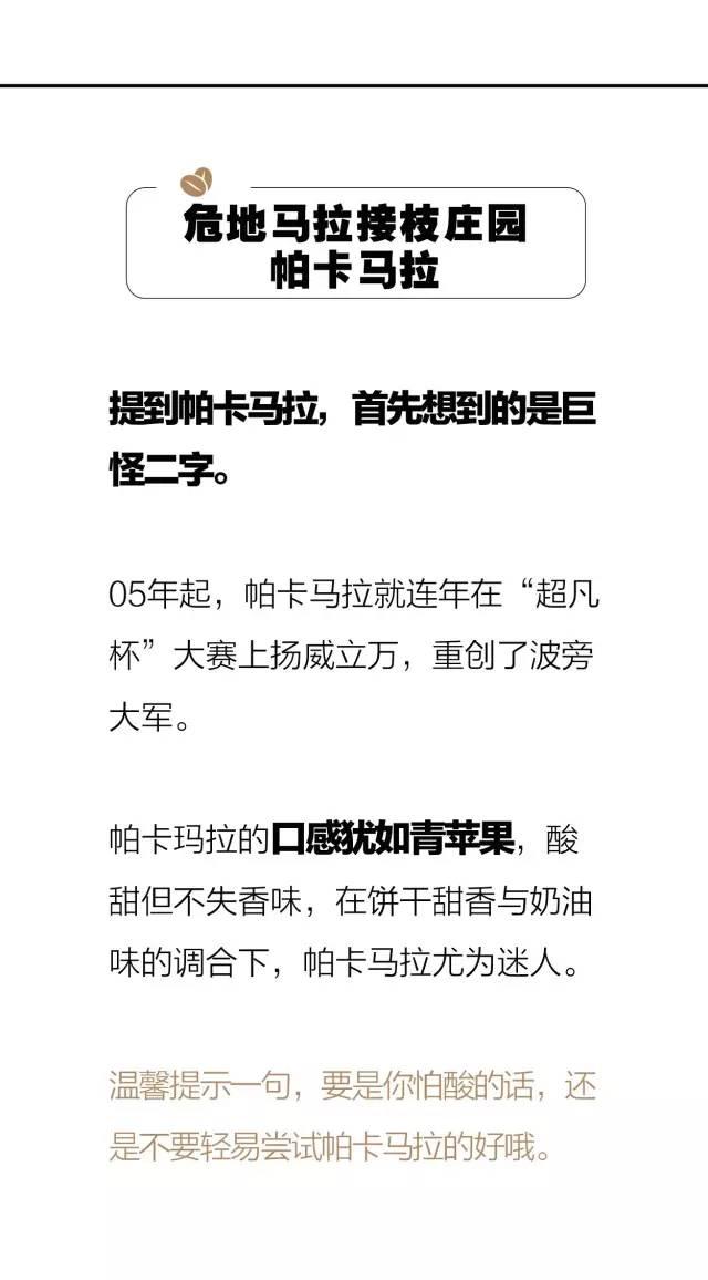 世界最好咖啡豆TOP10 榜单